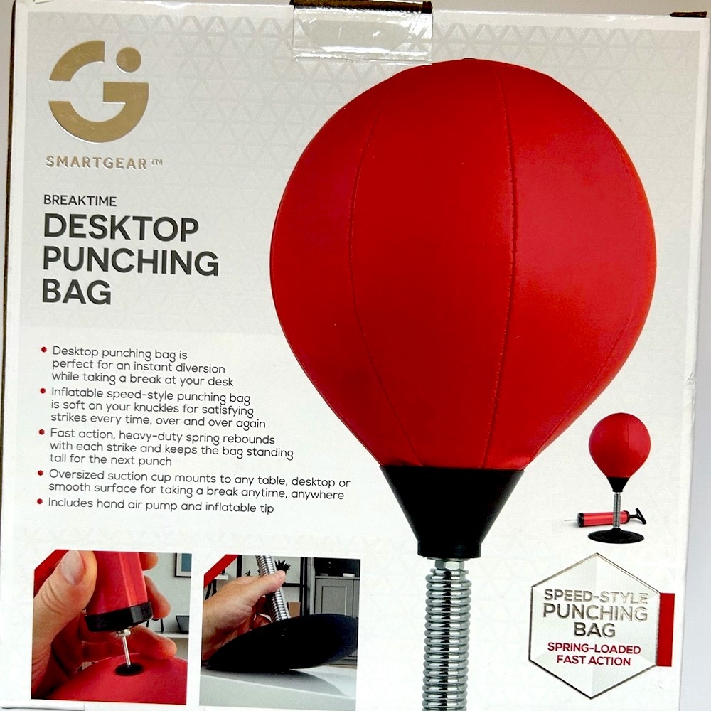 🆕 Red Desktop Punching Bag - Picture 2 of 7